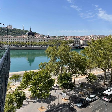 Vue Sur Rhone Apartment Lyon Bagian luar foto